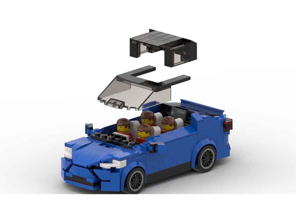 Authentic Lego Tesla Model Y stud wide Speed Champions scale