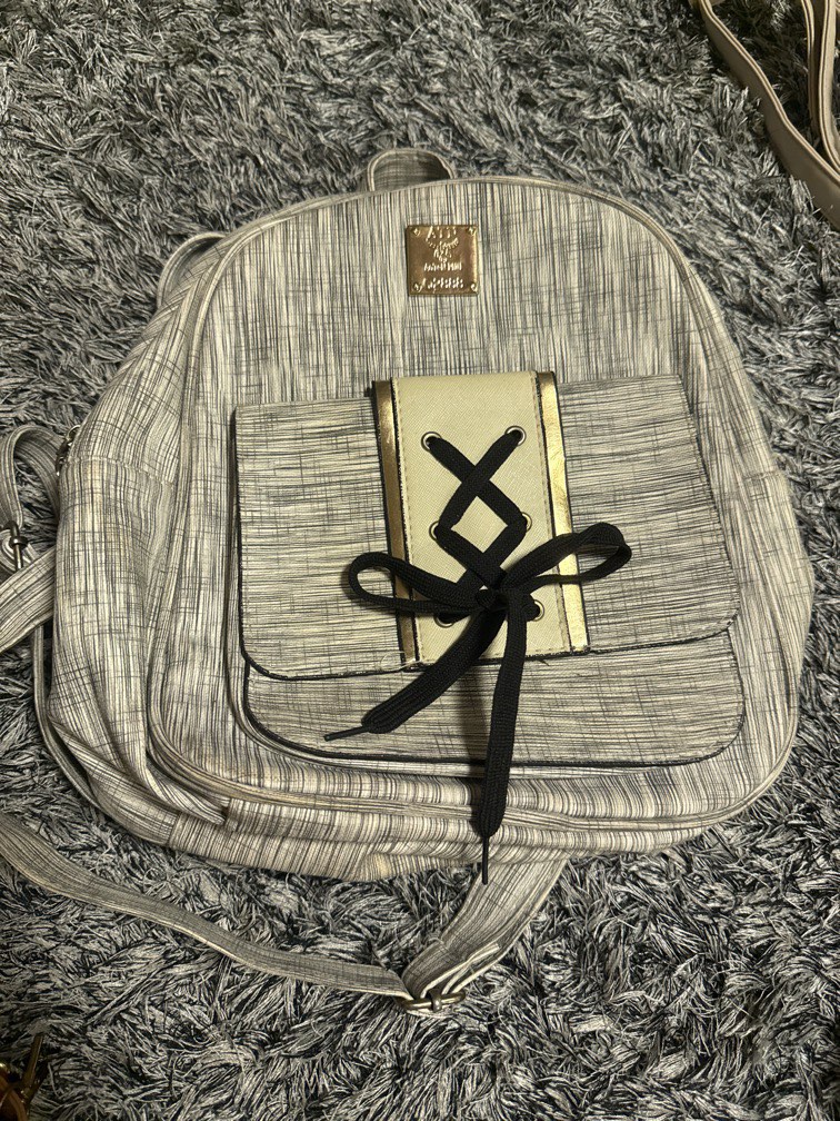 Backpack with Ribbon, Women's Fashion, Bags & Wallets, Backpacks on ...