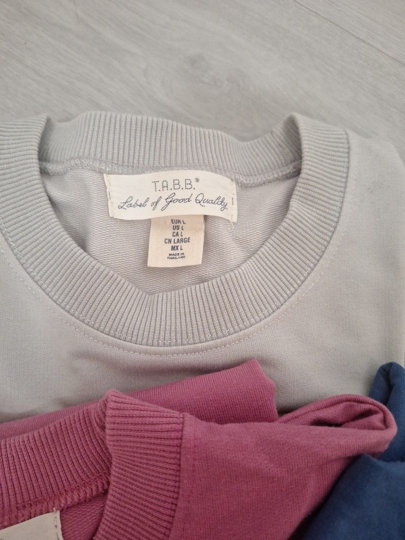 Basic Tops (Category: Tshirts & Polo Shirts) located in Singapore. Submitted by coffeeme_e (Listing ID 1354192615, Image 4). Description: One XL Two L.