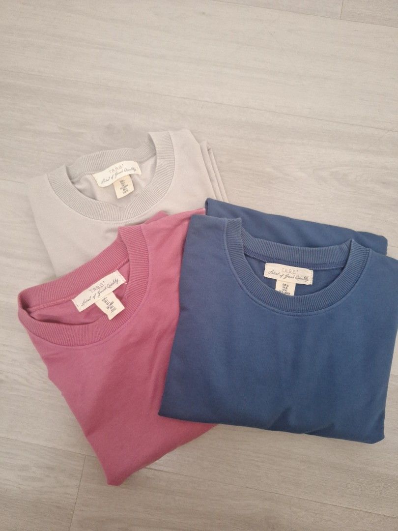 Basic Tops (Category: Tshirts & Polo Shirts) located in Singapore. Submitted by coffeeme_e (Listing ID 1354192615, Image 1). Description: One XL Two L.