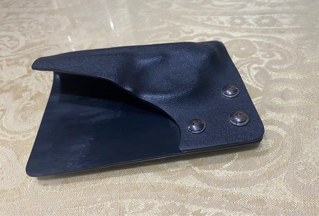 Beretta 21A Bobcat POCKET HOLSTER (Category: Other Sports Equipment and Supplies) located in Mandaluyong City. Submitted by heliown (Listing ID 1354286941, Image 3). Description: POCKET HOLSTER for Beretta 21A Bobcat. Material: Kydex Color: Black Dimension: 3.5” x 5.5” x 0.75” Thick No firearms/guns..