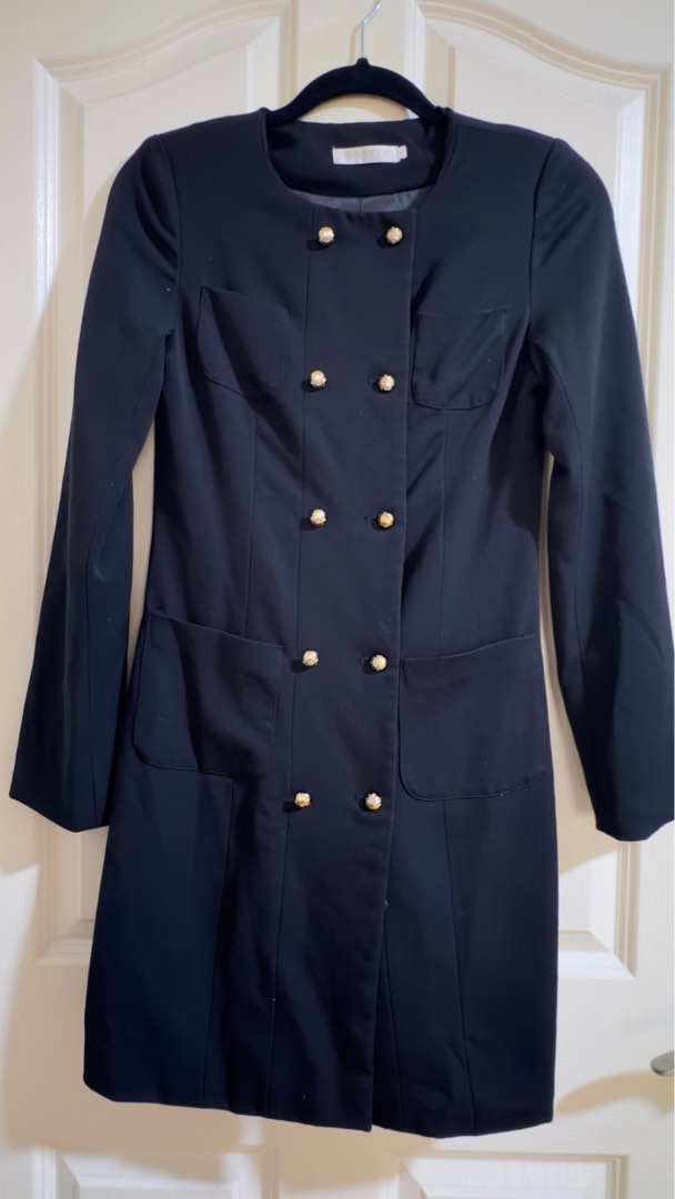 Black office dress, Women's Fashion, Dresses & Sets, Dresses on Carousell
