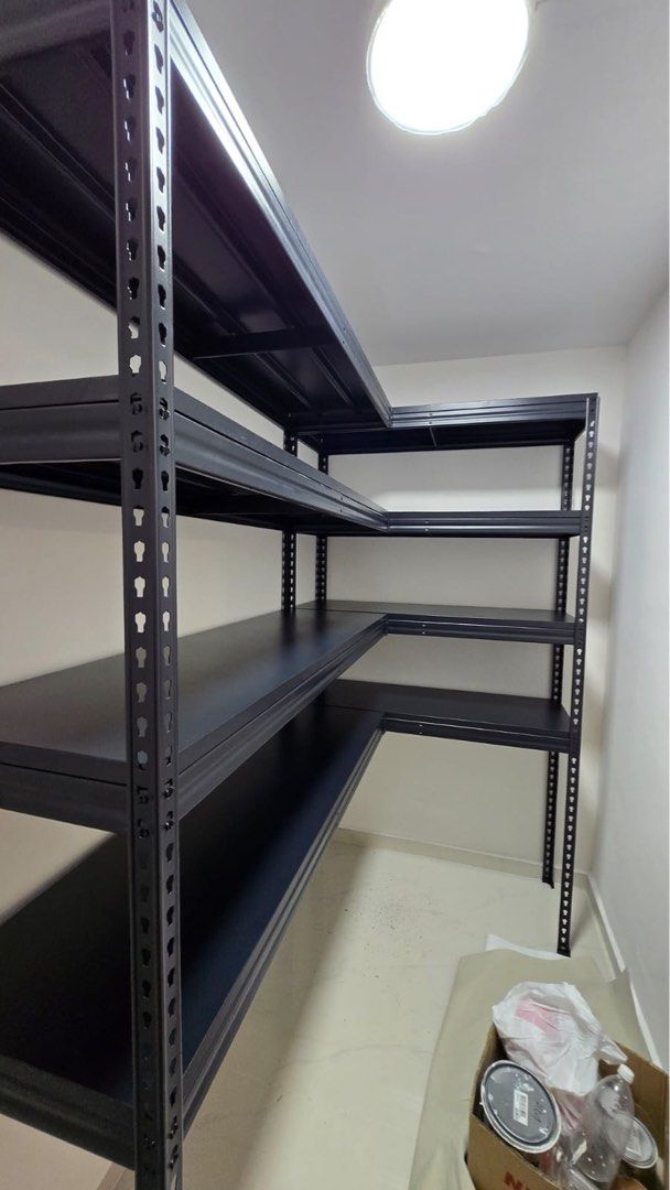 Boltless rack, Storeroom rack, Plywood rack, Full metal rack, L shape ...