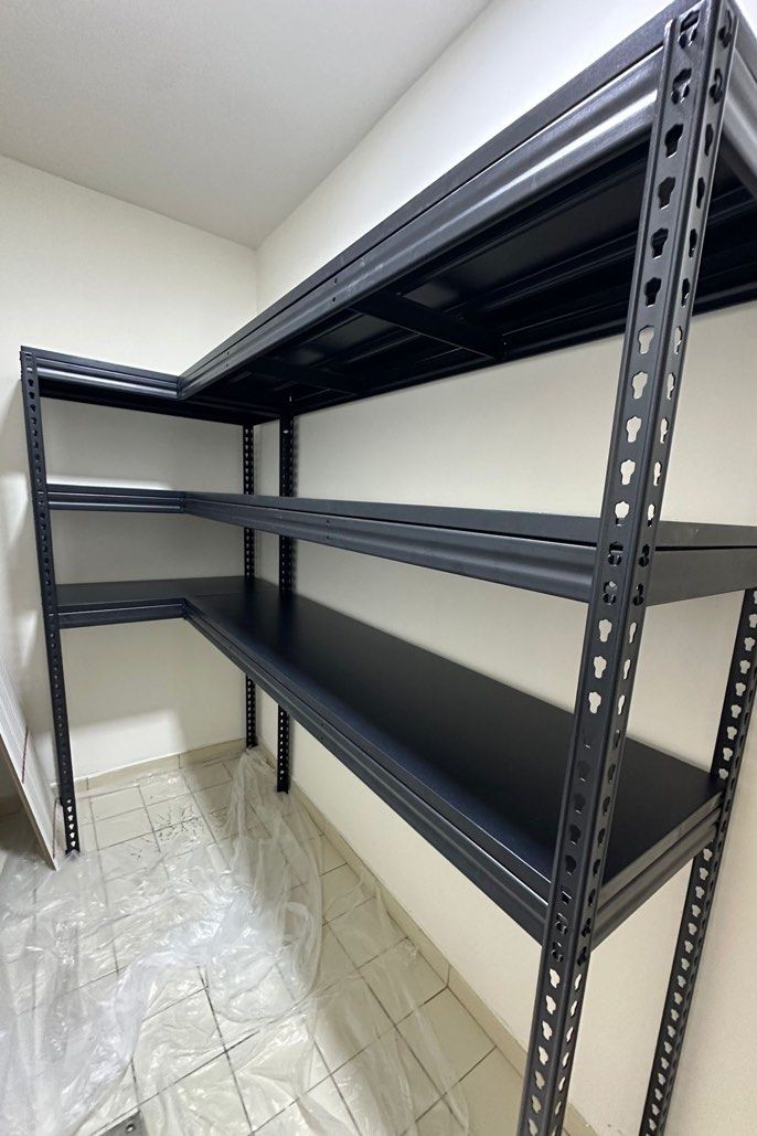 Boltless rack, Storeroom rack, Plywood rack, Full metal rack, L shape ...