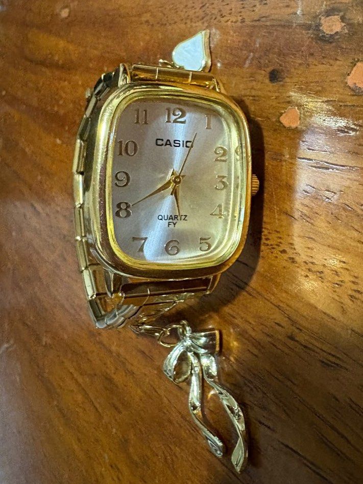 Casio watch in italian charm links (Category: Women's Watches) located in Manila. Submitted by nicoleizzy (Listing ID 1354256982, Image 3). Description: Consists of: - casio watch - 13 links - check charms in pictures .
