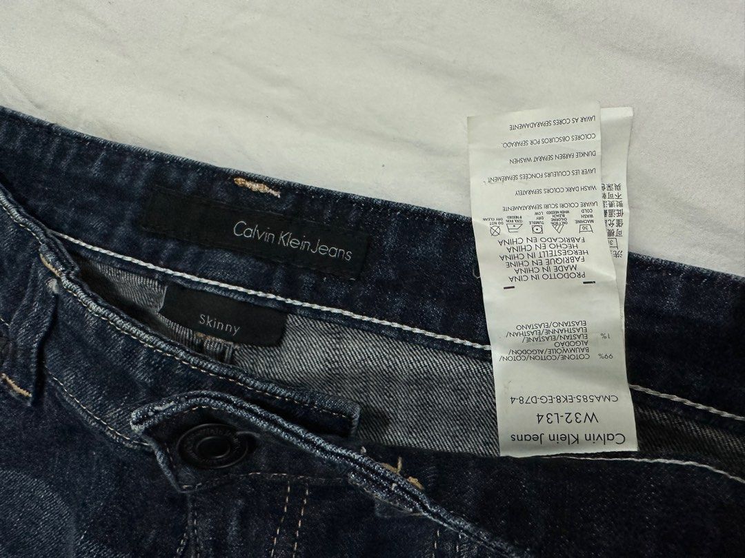 CK JEANS SIZE W32 L34 original (Category: Jeans) located in Bacolod City. Submitted by bprelovedcollection (Listing ID 1354306508, Image 3). Description: ORIGINAL CK JEANS SIZE W32 L34.