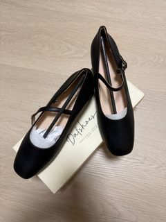 D+AF 黑皮高踭鞋64191462907011110