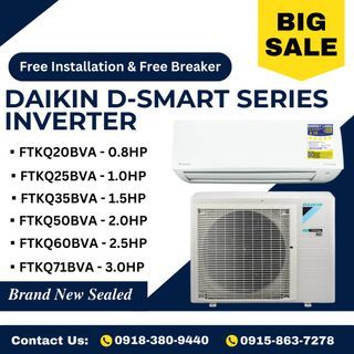 Daikin D-Smart Series Inverter Split Type Aircon