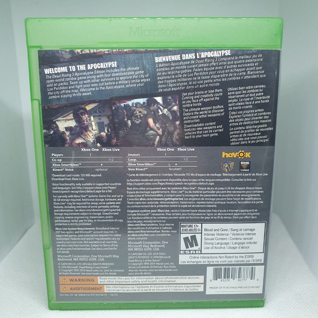 Dead Rising 2 (Microsoft Xbox One/ Xbox Series X) (Category: Xbox) located in Quezon City. Submitted by itemsforadoption (Listing ID 1354166010, Image 3). Description: Rfs: Its 2025! Happy New Year! Hoping you have a good year ahead of you! If you have questions feel free to send a message. Though I'll most likely be able to reply from 10am to 8pm. Please be patient and understanding. Decluttering games and items that I've picked up or for friend