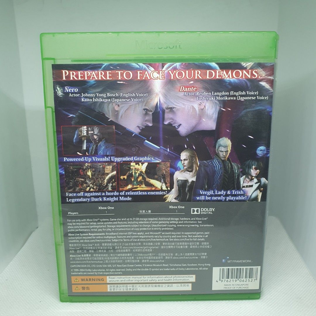 Devil May Cry 4 Special Ed. (Microsoft Xbox One/ Xbox Series X) (Category: Xbox) located in Quezon City. Submitted by itemsforadoption (Listing ID 1354167313, Image 3). Description: Rfs: Its 2025! Happy New Year! Hoping you have a good year ahead of you! If you have questions feel free to send a message. Though I'll most likely be able to reply from 10am to 8pm. Please be patient and understanding. Decluttering games and items that I've picked up