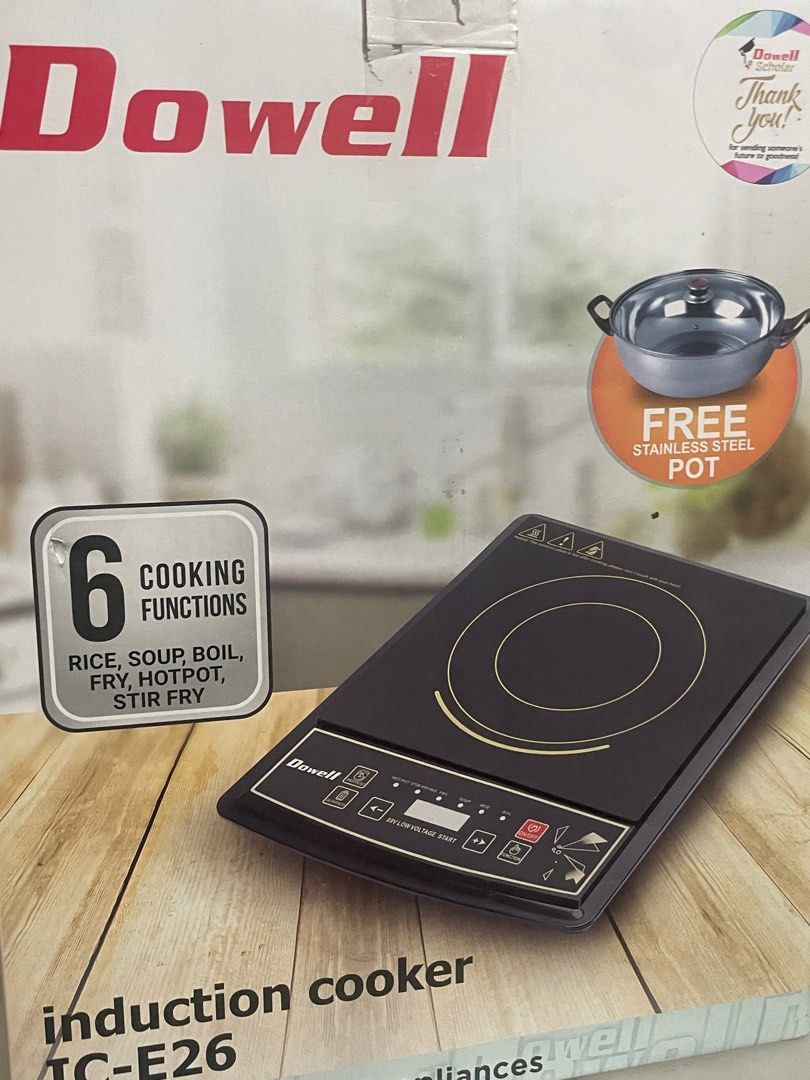 Dowell Induction - IC - E26 (Category: Cookers) located in Manila. Submitted by angelrm (Listing ID 1354179389, Image 3). Description: Slight nego Used twice, like new Available for pick up (Lalamove or Grab) / meet up only - so item will not be damaged by other couriers.