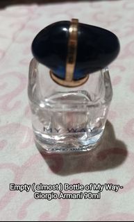 Empty (almost) Bottle of My Way - Giorgio Armani