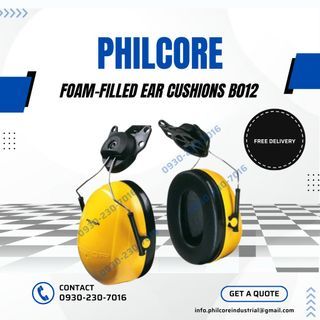 Foam-Filled Ear Cushions B012,Canal Caps,Ear Cover,Earflaps,Ear Protector,Safety Earplug,Earhoods,Ear Dependers,Ear Guards,Thermal earmuffs,hard hat