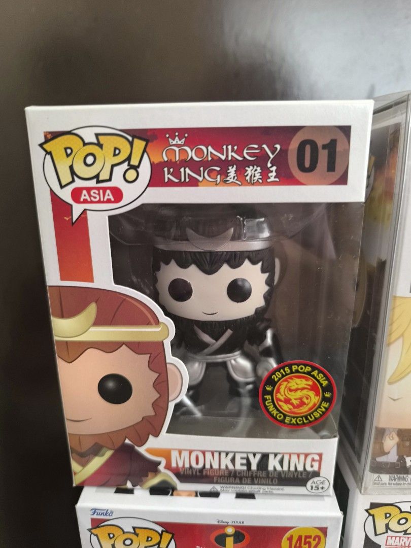 funko pop, darth vader, hulk,monkey king, edna mode, dug , christa (Category: Designer & Blind Box Toys) located in Bacoor. Submitted by patrickpy063765 (Listing ID 1354180649, Image 2). Description: darth vader - 1500 christa- 500 hulk - 700 Edna- 1300 dug- 450 monkey king- 1200.