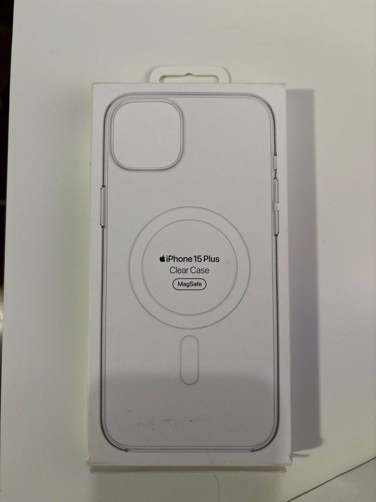 iPhone 15 Plus Clear Case w/ Magsafe (Category: Cases & Sleeves) located in Quezon City. Submitted by muchachovago (Listing ID 1354292131, Image 2). Description: Almost new iPhone 15 Plus Clear Case Magsafe Authentic from Mac store With Box No Scratches RFS: Upgraded iPhone.