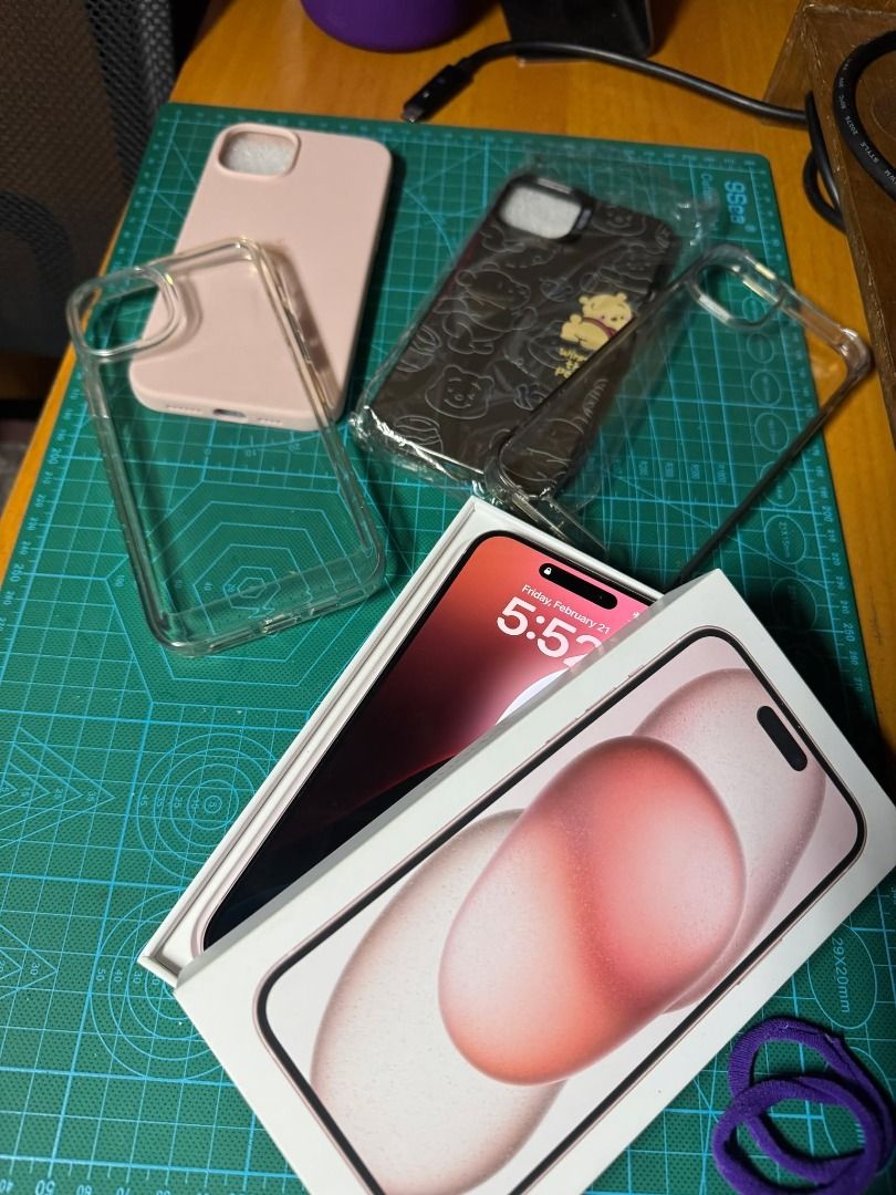 iPhone 15 Plus (Pink) (Category: iPhone 15 Series) located in Pasig City. Submitted by xfugiwarax (Listing ID 1354285574, Image 1). Description: Model: iPhone 15 Plus (Pink) Storage: 128GB Battery Health: 94% Case and Tempered Glass since day 1 No Dents, No Scratches, Pwede sa maarte No history of repair w/box, NO CABLE Lady Owned GLOBE LOCK Free 4 Case RFS: Downgrade, declutter MEETUP ONLY Payment: Cash / Bank Transfer (UB/BDO) / GCash Pass sa s