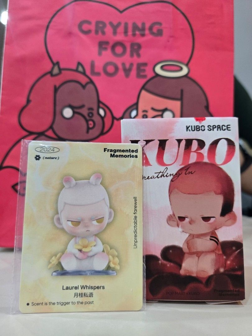 Kubo Breathing In Laurel Whispers (Category: Designer & Blind Box Toys) located in Valenzuela. Submitted by gamechilo (Listing ID 1354306720, Image 1). Description: Opened Box SEALED! FRESH PULL 500 only! 💛 Kubo Breathing In - Laurel Whispers rfs. not my prio 📍Meet up SM North/ Trinoma/ Waltermart Muñoz/ Valenzuela/ Malolos area 📍Shipping Lalamove/ Grab/ LBC, SF shouldered by buyer.