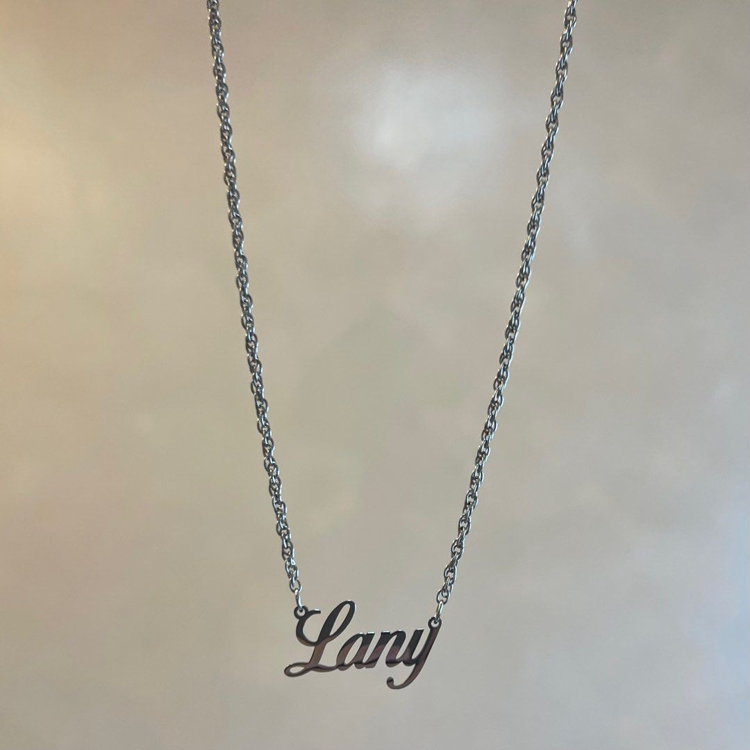 Official Merch - LANY Silver Necklace (Category: Necklaces) located in Cainta. Submitted by mockingjaymes (Listing ID 1354206483, Image 1). Description: Bought it from LANY’s official online store for 20 Euros (1.2k Pesos) back in 2019..