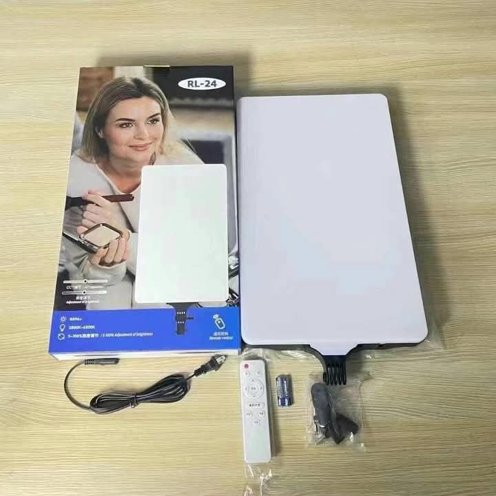 LED Video Panel Light Make up Lighting with Stand (Category: Lighting & Studio Equipment) located in Manila. Submitted by saguittarian06 (Listing ID 1354197238, Image 3). Description: LED Video Panel Light Make up Lighting with Stand RL-16 reseller 750php RL-19 reseller 900php RL-24 reseller 1600php Open for cod delivery 🚚 Around metro manila lalamove delivery 🚚.