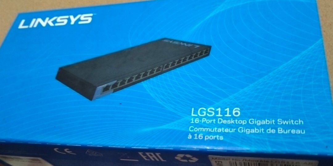 Linksys Gigabit Switch LGS116-AP (Category: Networking) located in Manila. Submitted by claberinto (Listing ID 1354302931, Image 2). Description: Linksys Gigabit Switch LGS116-AP Brand new (Opened for testing) Check upon meetup or vidcall to see the item Orig Price: P4295.00 Selling for only P1,500 (fixed) Willing to meetup within taguig SF is shouldered by the buyer Pm for details.