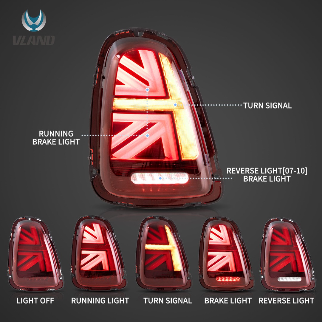 MINI R Series R56 Vland LED Tail Lights, Car Accessories, Accessories ...