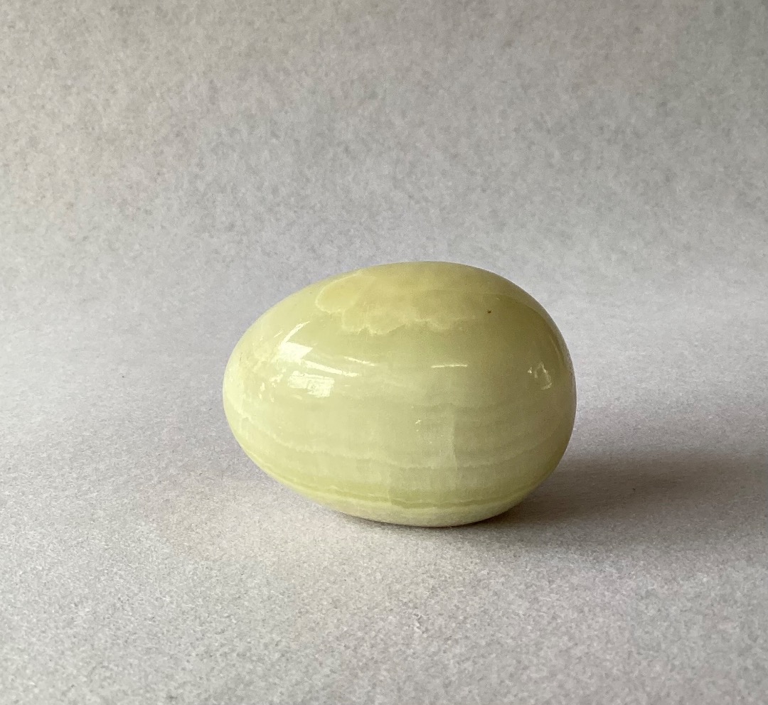 Natural Color Egg-shaped Alabaster, Furniture & Home Living, Home Decor ...
