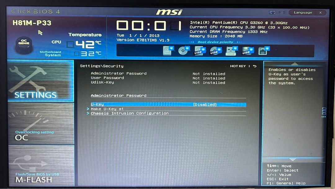 Pentium G2360 & Motherboard Set (Category: Computer Parts) located in Santa Rosa. Submitted by gondola88 (Listing ID 1354327498, Image 3). Description: (Fixed Price) CPU: Pentium G2360 MB: MSI H81M-P33 CPU and Motherboard set only. No HDD/SSD, Ram, or PSU. No Issues. Tested with linux mint live boot. No Bios Password. Good for linux distros. Not recommended for modern windows. Inclusions: CPU Fan Cooler Backplate Front IO Switch.