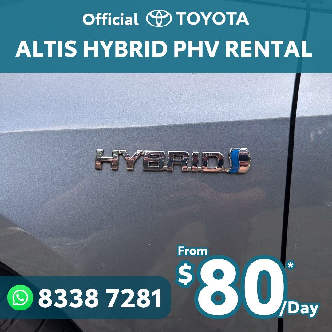 PHV ALTIS HYBRID RENTAL62872684859651114
