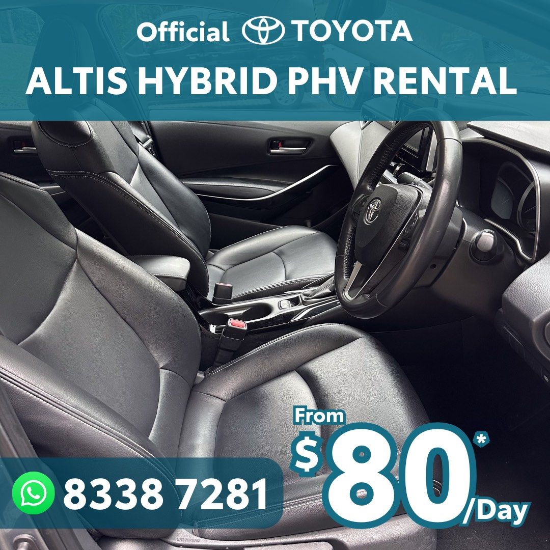PHV ALTIS HYBRID RENTAL62872684859651112