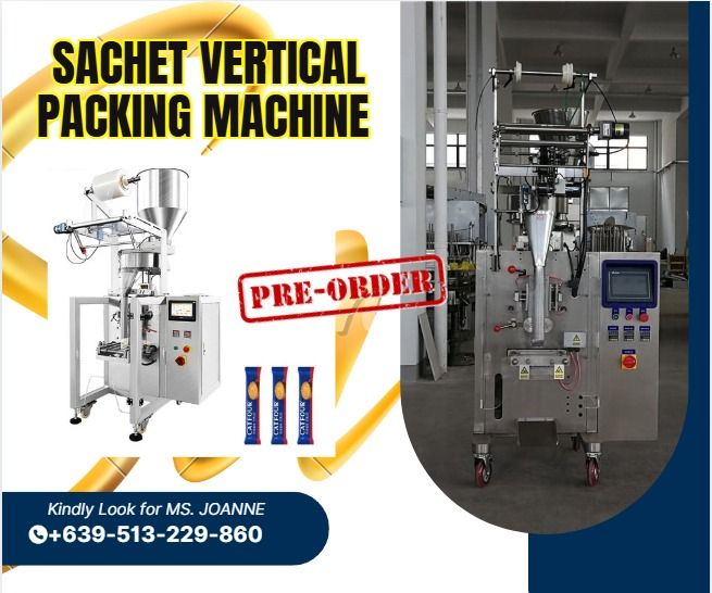 Sachet vertical packing machine Model GT-320L, Commercial & Industrial ...