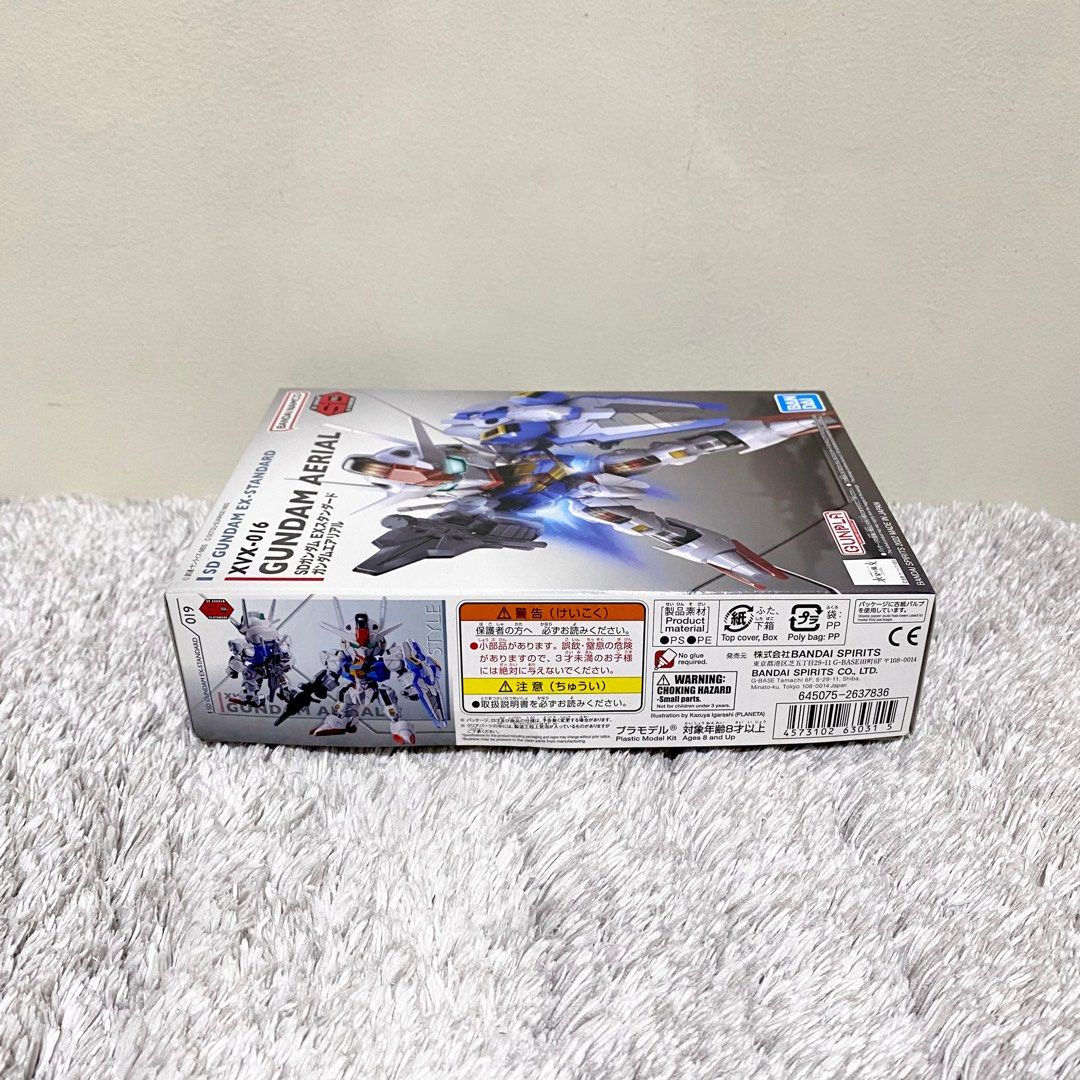 SD Gundam EX-Standard: Aerial Bandai Gunpla The Witch from Mercury (Category: Gundam & Model Kits) located in Manila. Submitted by simoonie (Listing ID 1354245074, Image 3). Description: Brand new & unbuilt; complete in box! ✨ SDEX / SD EX Gundam Gunpla Aerial The Witch from Mercury. Currently a bit hard to find; mostly out of stock. Authentic / original set. Personally purchased & hand carried back from Japan. 🇯🇵✨ Just started to go into build