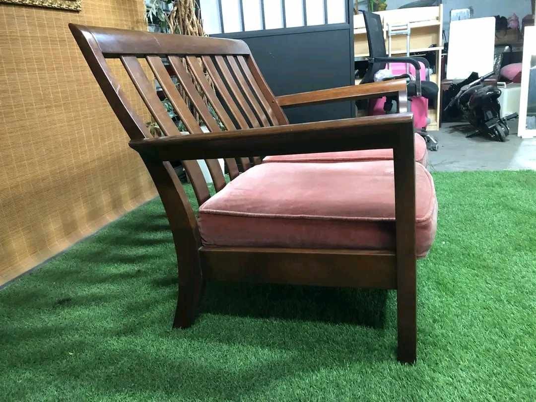 sofa (Category: Sofas) located in Valenzuela. Submitted by jenelyn6 (Listing ID 1354221612, Image 3). Description: KOSUGA Danish style Sofa Bench Solid Wood, Velvet Washable Cover Price : 11500 55L x 28W x 15H seat height inches Sandalan height 32 inches In VERY good condition Code HOMEBOSS.