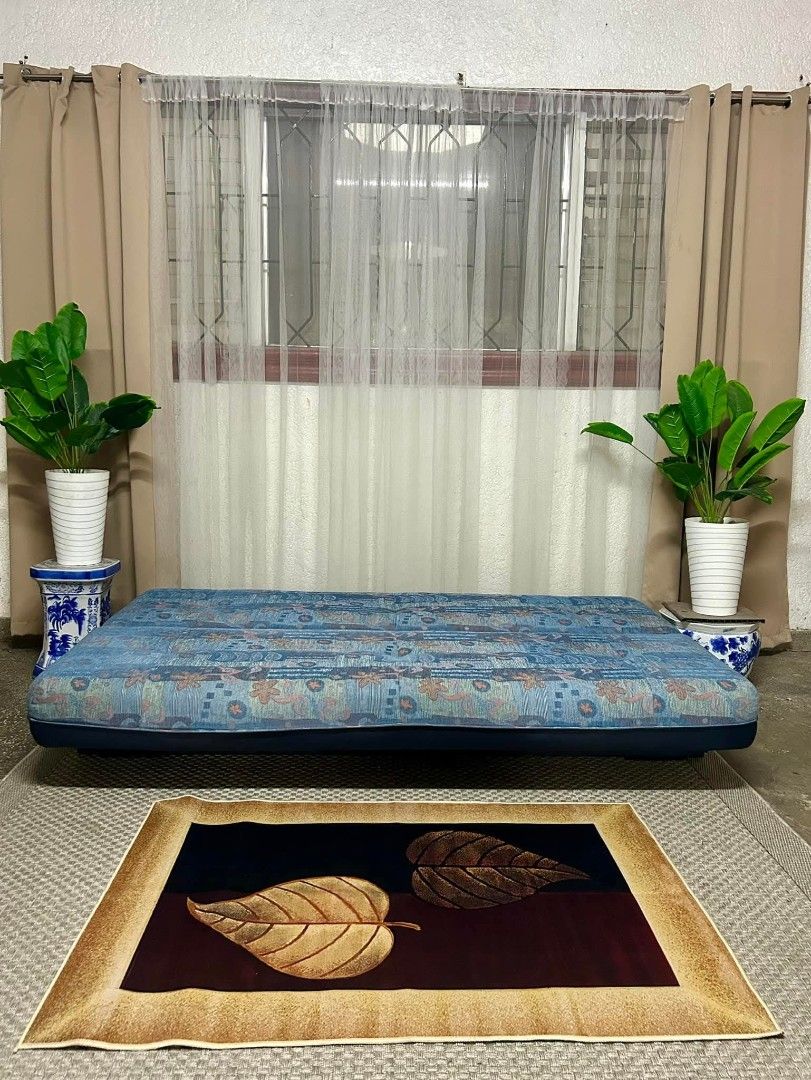 sofa (Category: Sofas) located in Valenzuela. Submitted by jenelyn6 (Listing ID 1354263880, Image 3). Description: Imported Sofa Bed with Free Carpet from Japan P16,800 Only 73x42x14in Super Ganda sa Personal With Free Carpet!!! Sofabed 3-4 Seater Kasya ang Dalawa pag naka-Bed Leather Super Comfy Heavy Duty Walang Sag Walang Lubog Makapal ang Foam Makinis at Malinis Pwede sa Maselan No issue Good Condition Minor scratch Goods na Goods From Japan 