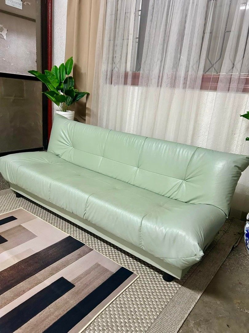 sofabed (Category: Sofas) located in Valenzuela. Submitted by jenelyn6 (Listing ID 1354250931, Image 3). Description: Imported Sofa Bed with Free Carpet from Japan P16,999 Only 73x38x16in Super Ganda sa Personal With Free Carpet!!! Sofabed 3-4 Seater Kasya ang Dalawa pag naka-Bed Leather Super Comfy Heavy Duty Walang Sag Walang Lubog Makapal ang Foam Makinis at Malinis Pwede sa Maselan No issue Good Condition Minor scratch Goods na Goods From Jap