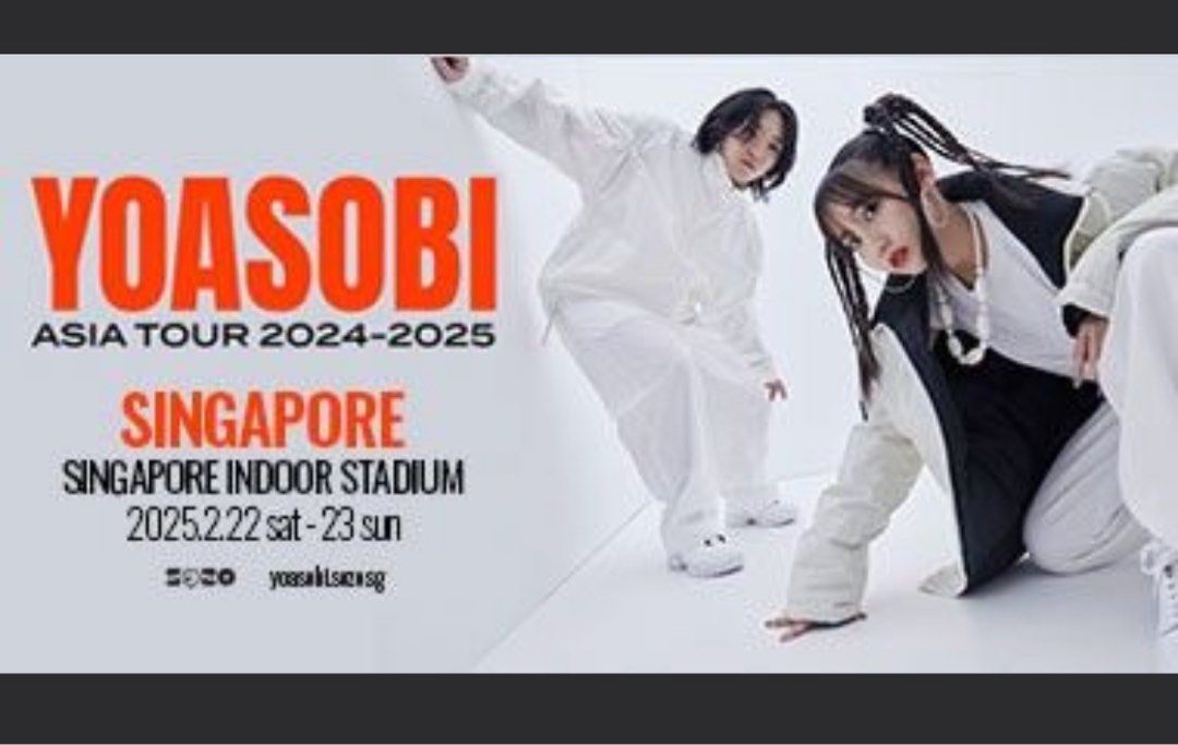 [Standing VIP]YOASOBI Concert 22 Feb 2025, Tickets & Vouchers, Event ...