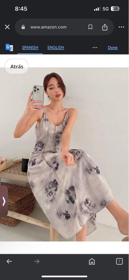 Tie die Flowy Dress (Category: Dresses) located in Pasay City. Submitted by sethsummer (Listing ID 1354280092, Image 2). Description: Tie die cami dress #flowy Brand new but cut tag RFS: Small for me 😭 not stretch Maganda and comfy Perfect to small body frame , I’m size medium fitted na sya .