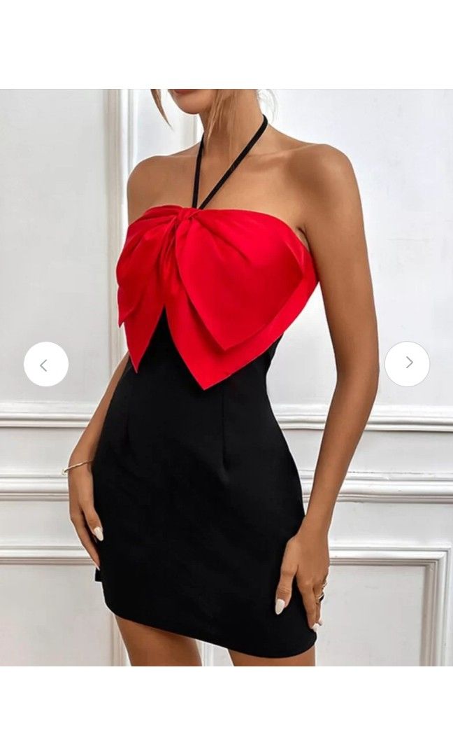 XL BOW-TIE BODYCON DRESS (Category: Evening dresses & gowns) located in Malabon City. Submitted by marvstyleph (Listing ID 1354286007, Image 2). Description: 💕BNEW WITH TAG, (XL on tag) 💕 stretchy fabric, quality dress 💯 💕Bday/special occasion OOTD ang peg 😍 ang shala! 💕SILKY fabric ung bow, elegant! 💯.