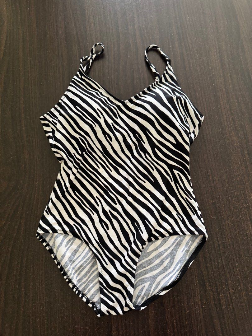 Zebra Print Swimsuit (Small) (Category: Bikinis & Swimsuits) located in Manila. Submitted by declutterwmeh (Listing ID 1354173079, Image 1). Description: Zebra Print Swimsuit (Small) Worn once Like new condition 1,000 + S.F .