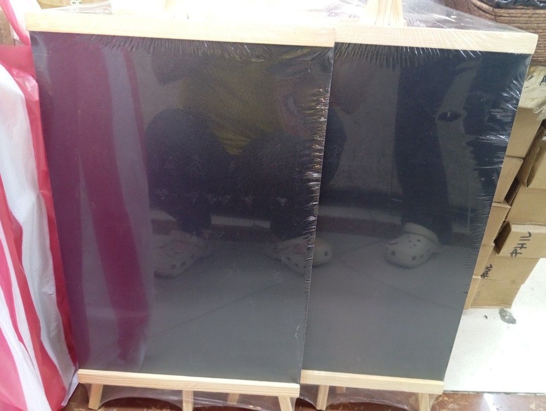 30x45cm Wooden Chalk Board (Category: Everything Else Others) located in Manila. Submitted by delossanto54740 (Listing ID 1354409678, Image 1). Description: wooden chalk board sameday delivery available.
