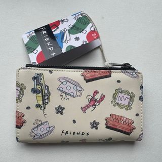 美國 Loungefly X FRIENDS 老友記 米色皮革 長型 銀包64220734008962110