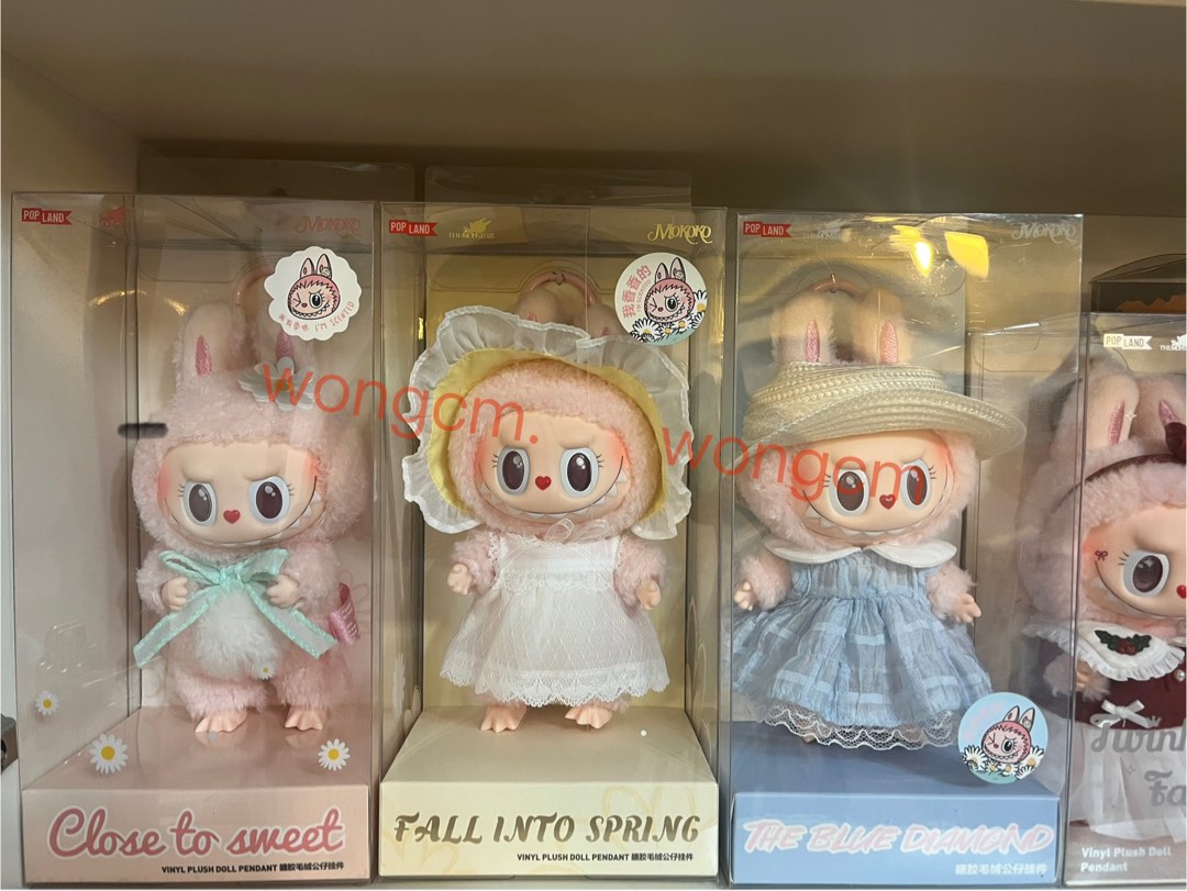 New POP MART Pink Labubu MOKOKO V2 FALL INTO SPRING Plush