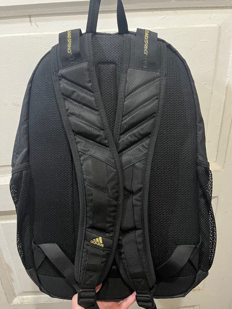 ADIDAS Prime 6 Backpack Black/ Gold Metallic (Category: Backpacks) located in Manila. Submitted by chad.chad4 (Listing ID 1354370888, Image 2). Description: ADIDAS Prime 6 Backpack Black/ Gold Metallic With many compartments Authentic from USA Orig price is way higher PM for more details Meet ups around Metro Manila .