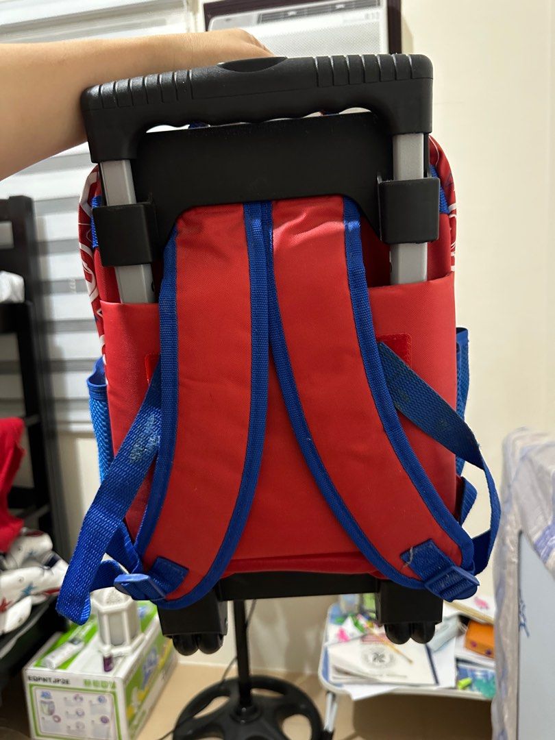 Avengers trolley (Category: Strollers) located in Manila. Submitted by maryjoremf13085 (Listing ID 1354470665, Image 2). Description: For sale Like new Original avengers trolley bag With lights Used 2x only Bawal po s school may gulong.