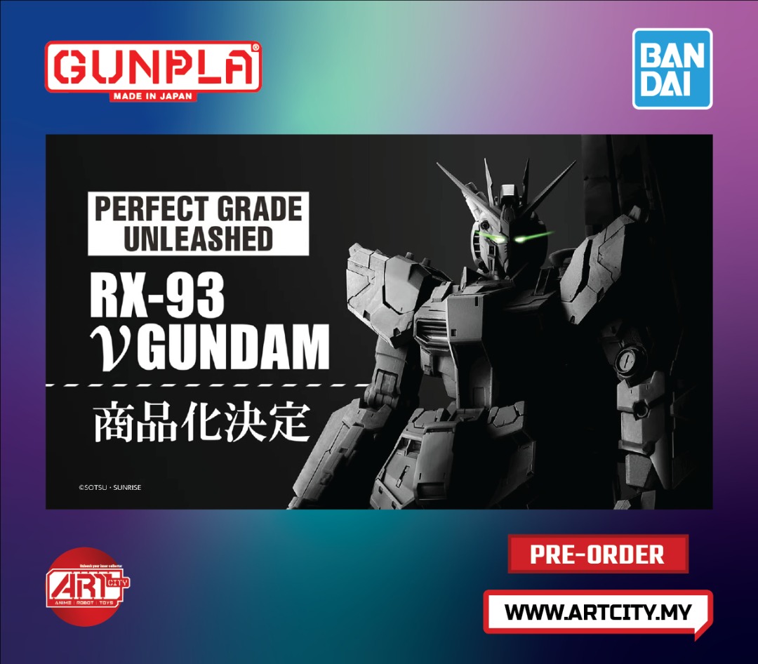 Bandai Perfect Grade Unleashed - PGEU RX-93 Nu Gundam - 1/60 Scale ...