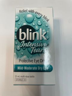 Bausch + Lomb Blink Intense Relief Lubricating Eye Drops (15ml)64237340897538110