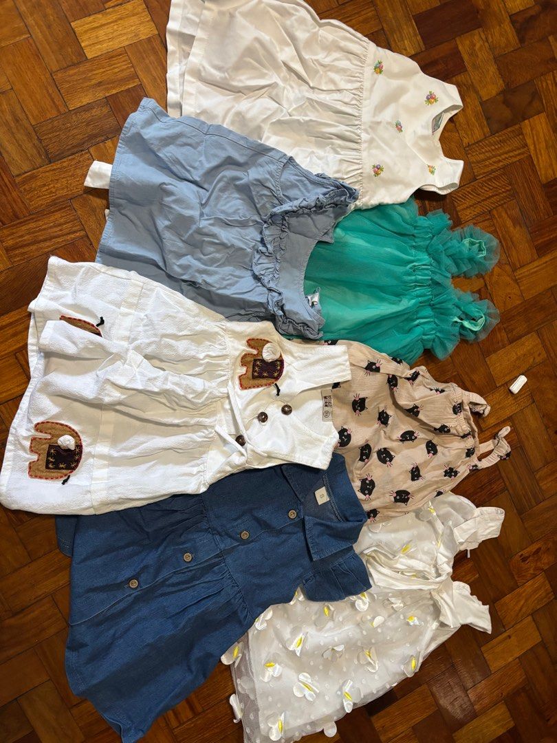 Bundle of baby clothes (Category: Babies & Kids Fashion) located in Pasay City. Submitted by comcapcom (Listing ID 1354397847, Image 1). Description: Will throw in baby hats too.