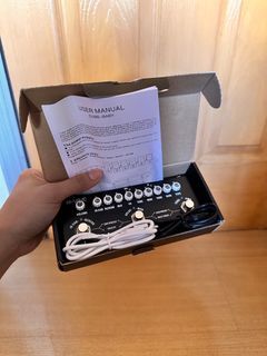 Cuvave M-vave Cube BABY Rechargeable Multi Effects Pedal Delay Chorus Reverb Effect for Electric Guitar/Bass/Acoustic Guitar