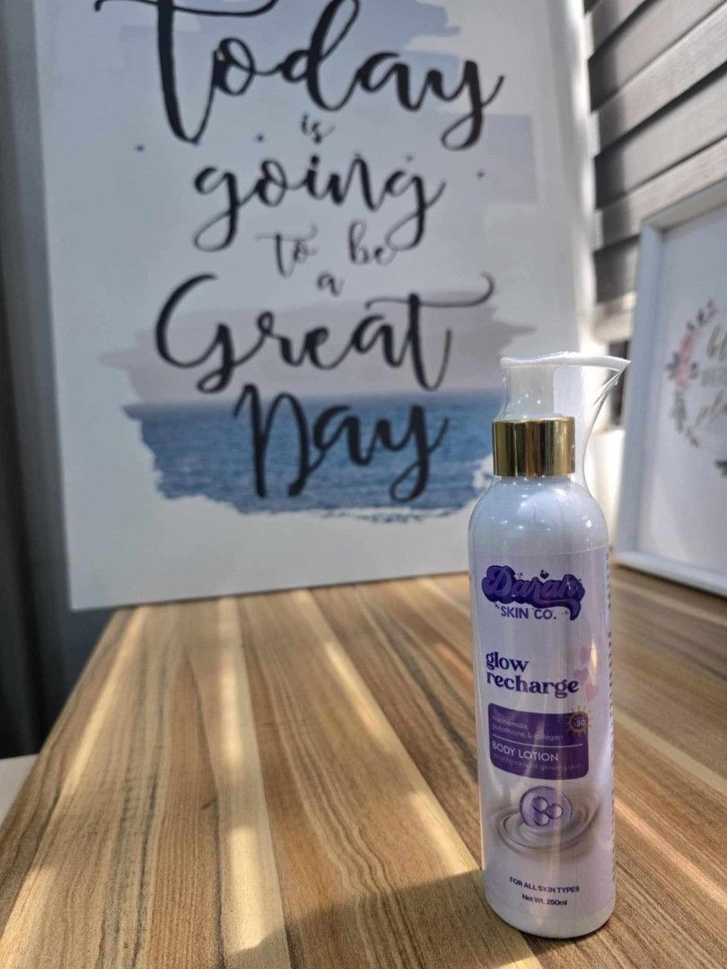 Darah Skin Body Lotion (Category: Body Care) located in Makati City. Submitted by queenpreneur.ph (Listing ID 1354421277, Image 1). Description: Premium Lotion with Niacinamide, Collagen and Glutathione ♥️ Perfect match for Niacinamide Collagen Glutathione Soap🥰 PM for Sure Orders!.