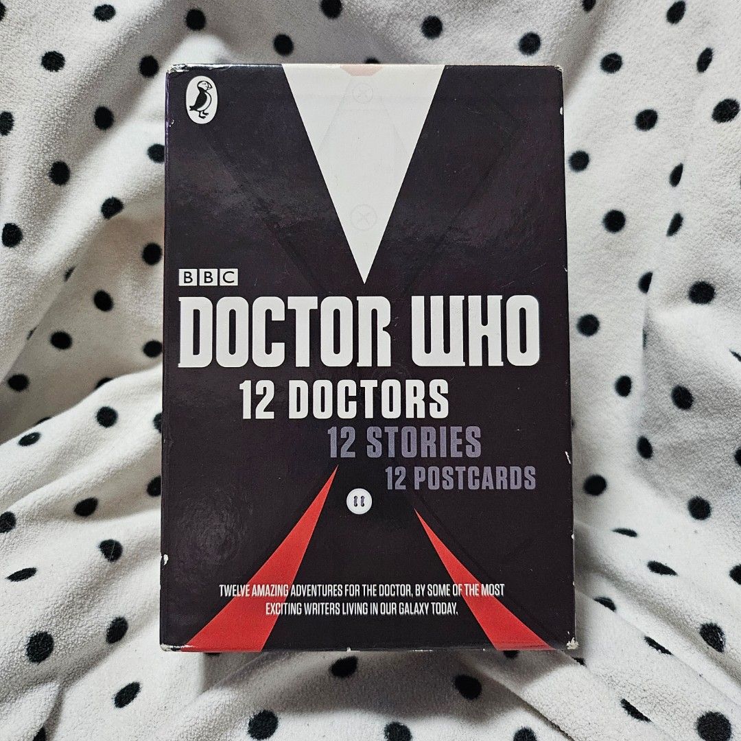 doctor who (12 books box set) (Category: Storybooks) located in Pasay City. Submitted by greeeysx (Listing ID 1354408431, Image 1). Description: 👩‍💻 slow to reply during weekdays (7am-5pm) 🤳 additional photos upon request 📍meet-ups: bonifacio high street central square (wed-fri, 6pm) 🚚 shipping: same day delivery (own booking), j&t (shipping fee c/o buyer, drop-offs: morning of mon/tue/sat) 💳 payment: gcash/bpi ⚠️ payment first before shipp