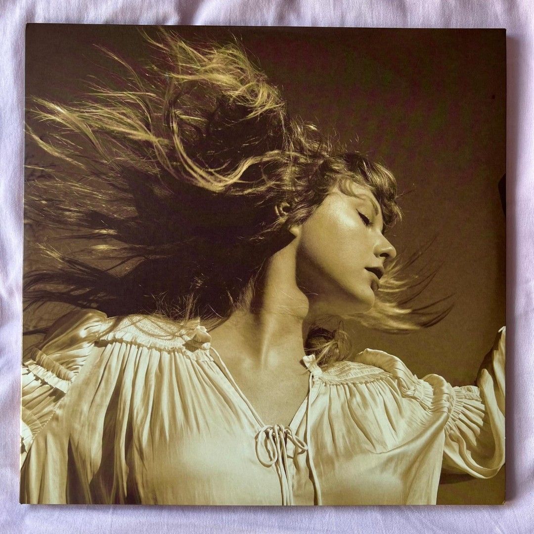 Fearless Taylor's Version Vinyl (Category: Vinyls) located in Makati City. Submitted by megmps (Listing ID 1354505833, Image 1). Description: Fearless Taylor's Version Vinyl Taylor Swift -brandnew, never played -transferred to a protective sleeve with inner sleeves -vinyls was never touched.